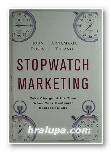 STOPWATCH MARKETING, JOHN ROSEN, ANNAMARIA TURANO, New York 2008
