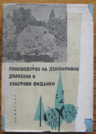 ПРОИЗВОДСТВО НА ДЕКОРАТИВНИ ДЪРВЕСНИ И ХРАСТОВИ ФИДАНКИ, ПЕНЧО БОДЖАКОВ, АТАНАС ГАНЧЕВ, ЕМИЛ ПРОКОПИЕВ И ЖЕКО ПОПОВ, 1962