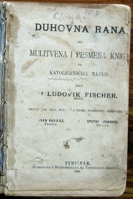 DUHOVNA RANA, LUDOVIK FISCHER, 1898