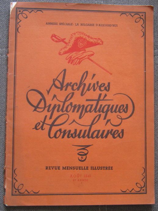 ARCHIVES DIPLOMATIQUES ET CONSULAIRES, 1941