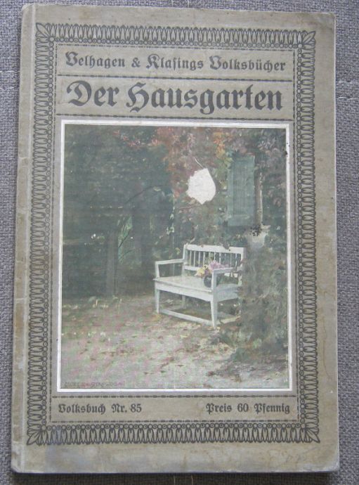 DER HAUSGARTEN, JANSON, 1928