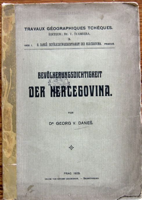 BEVOLKERUNGSDICHTIGKEIT DER HERCEGOVINA, 1903